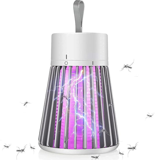 Eco Friendly Electronic LED Mosquito Killer Lamp – USB Powered Bug Zapper Trap for Home, Bedroom, Office & Indoor Use – Safe, Odorless Insect Control Device AA