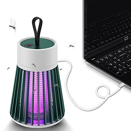 Eco Friendly Electronic LED Mosquito Killer Lamp – USB Powered Bug Zapper Trap for Home, Bedroom, Office & Indoor Use – Safe, Odorless Insect Control Device AA