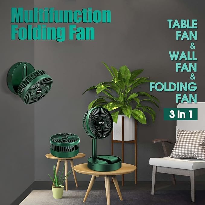 Portable Handheld Mini Fan, Rechargeable, 4000mAh, LED Digital Display, 90° Adjustable, 5 Speed, Aromatherapy, for Office, Outdoor, Travel (Copy)