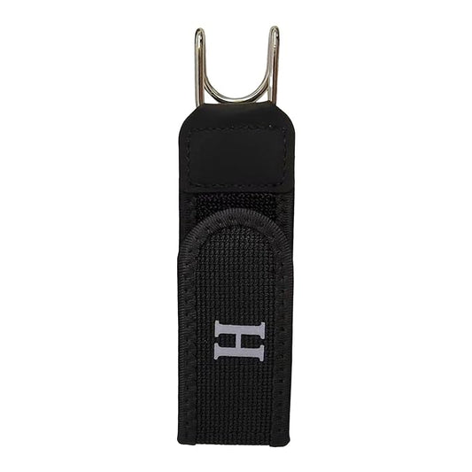 No Buckle Stretch Belt for Jeans Portable Stylish Metal Hook Buckleless Belt Black