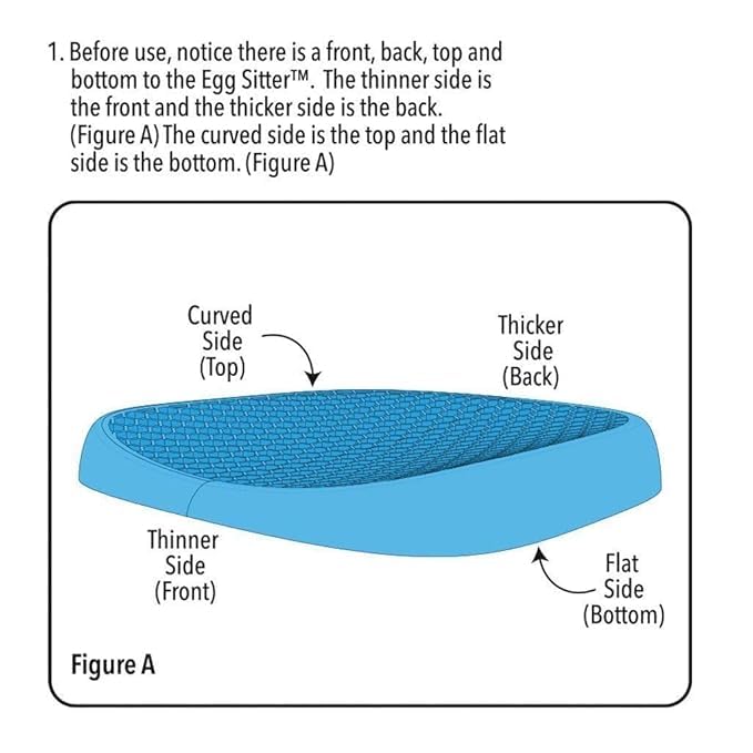 Egg Gel Seat Cushion for Long Sitting | Silicone Cooling Cushion Chair Pad with Non-Slip Cover | Back Support Pillow for Chairs, Car Seat, Wheelchair | Relieves Back Pain & Tailbone Pressure