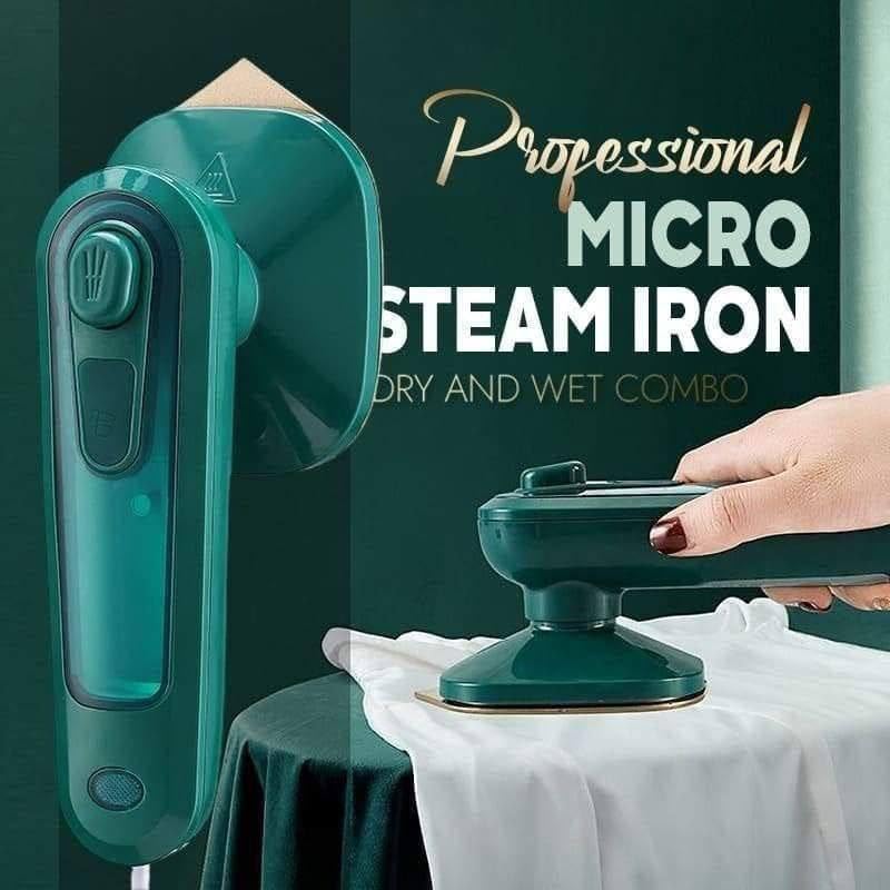 Portable Handheld Steam Iron Machine, Ironing Mini Handheld Press Support Dry And Wet Cloths, Micro Steam Iron For Fabric Clothes, Garments For Home & Travel, Wrinkles Removing Steamer