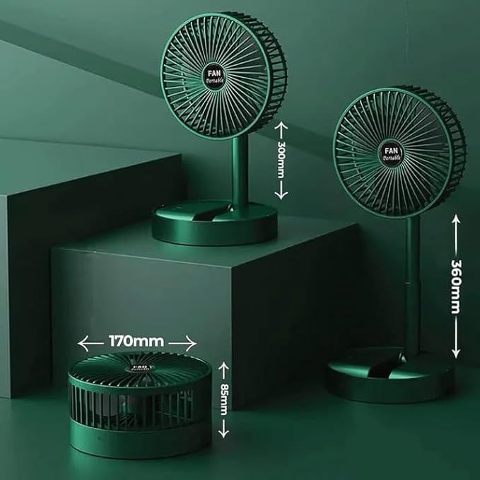Portable Handheld Mini Fan, Rechargeable, 4000mAh, LED Digital Display, 90° Adjustable, 5 Speed, Aromatherapy, for Office, Outdoor, Travel (Copy)