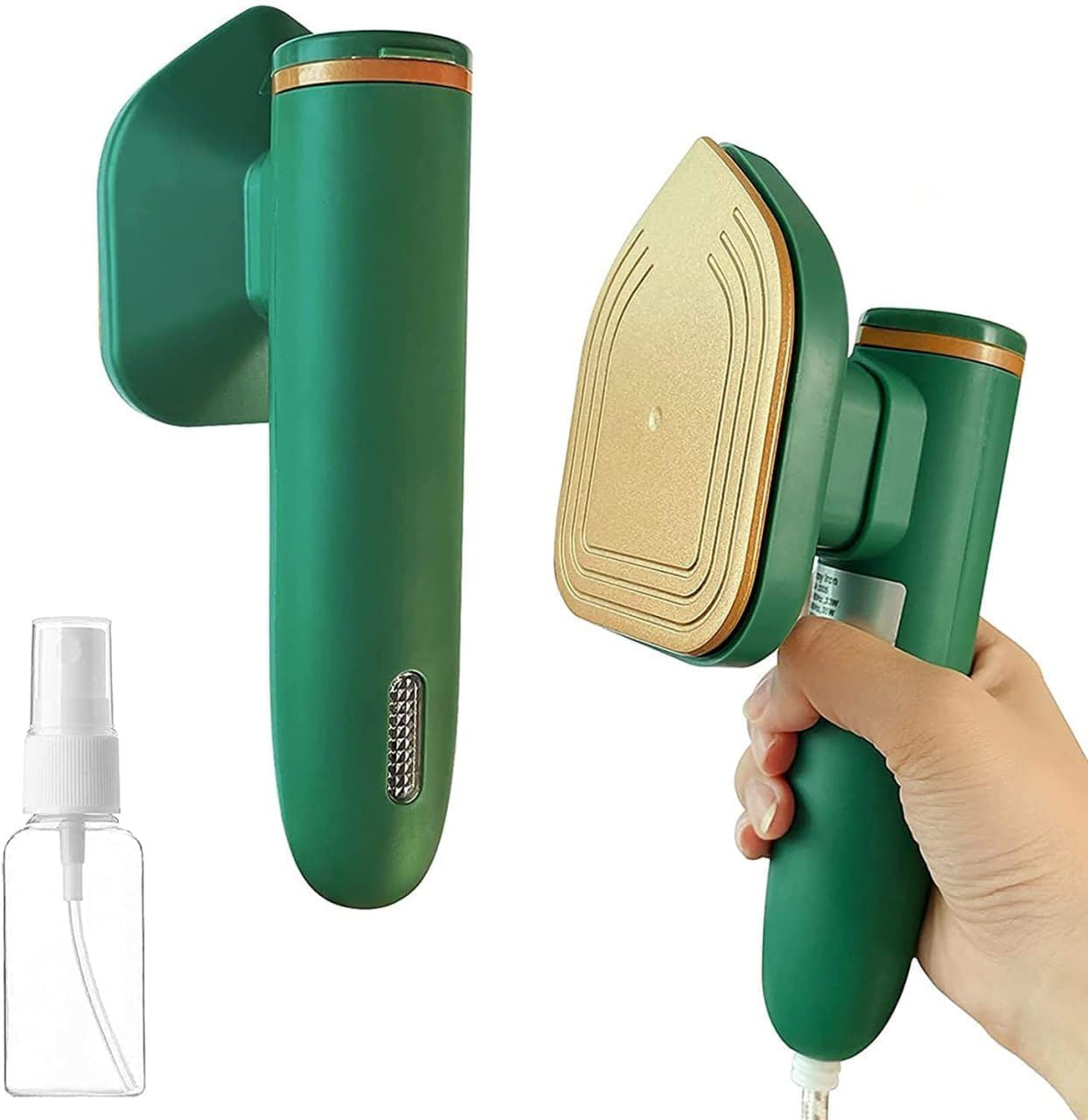 Portable Handheld Steam Iron Machine, Ironing Mini Handheld Press Support Dry And Wet Cloths, Micro Steam Iron For Fabric Clothes, Garments For Home & Travel, Wrinkles Removing Steamer