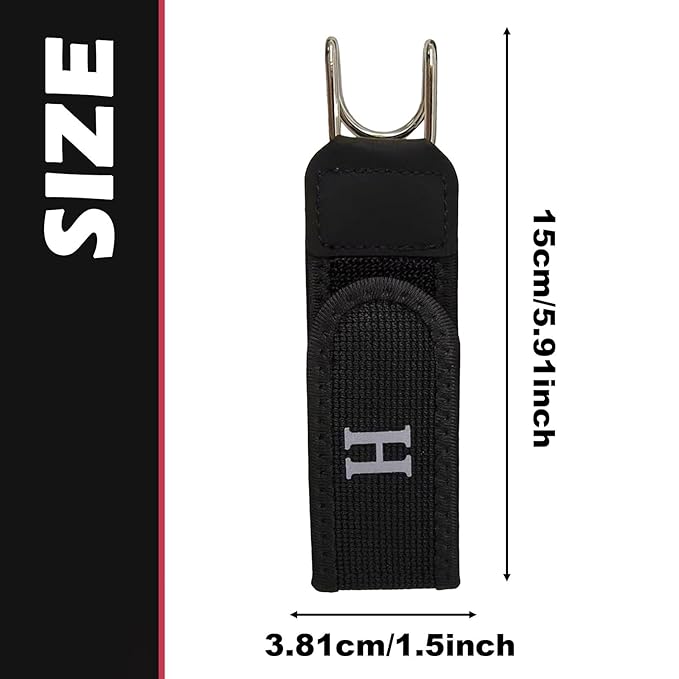 No Buckle Stretch Belt for Jeans Portable Stylish Metal Hook Buckleless Belt Black