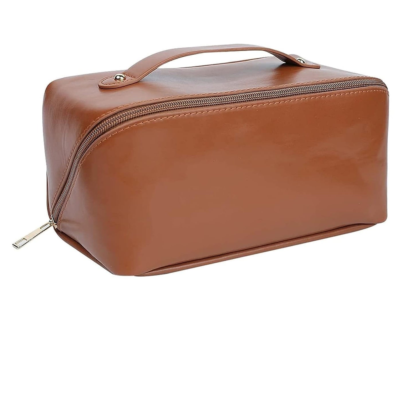Waterproof Portable Pouch Open Flat Make Up Bag Organizer with Portable Makeup Organizer with Compartments Flat Lay Bags