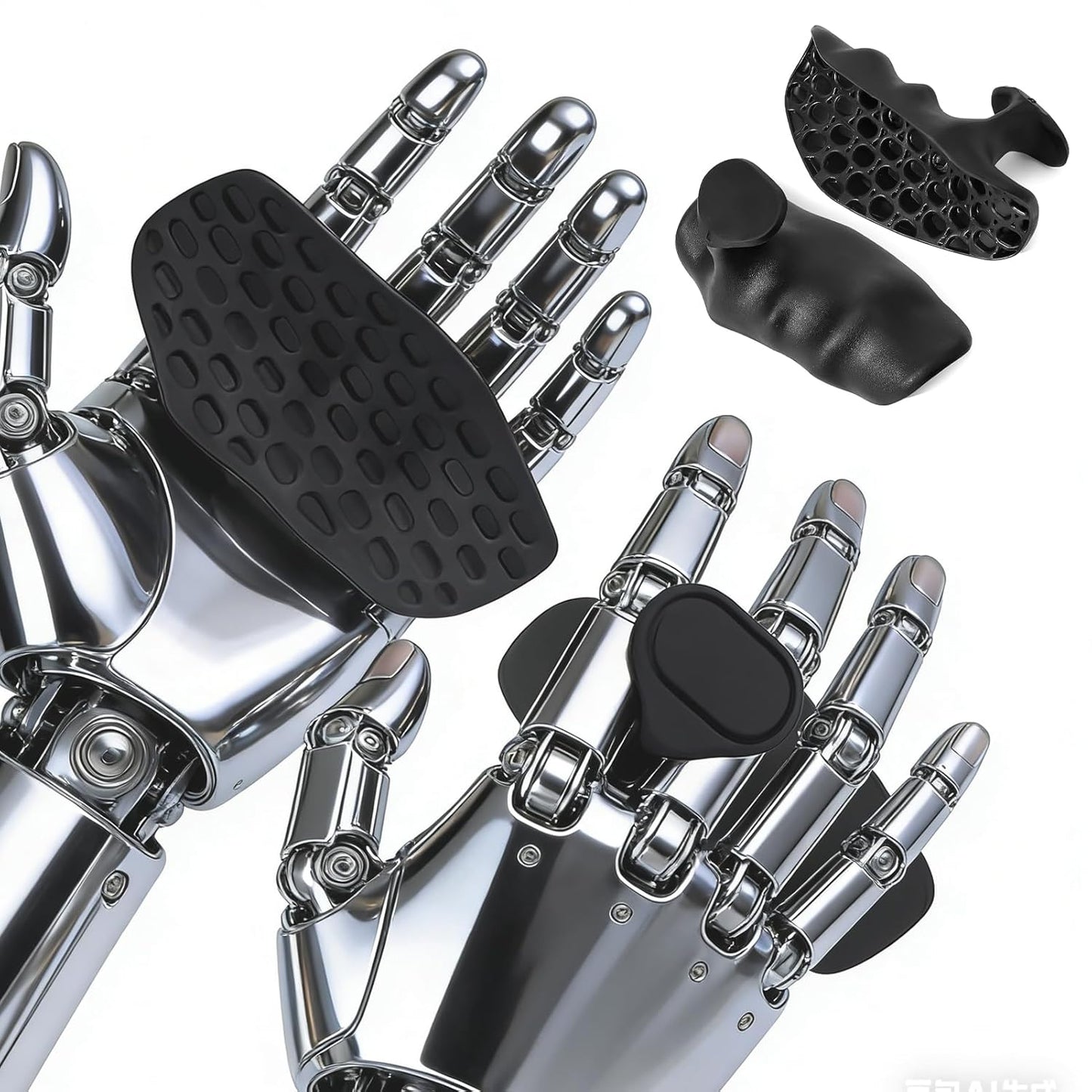 Anti-Slip Workout Grips, Crosstraining Palm Grips Hand Protection, Ergonomic Rubber Hand Protector Gloves for Weight Lifting, Pull-Ups, Gym Training and Exercise, for Men and Women